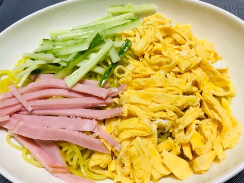 普通の冷やし中華